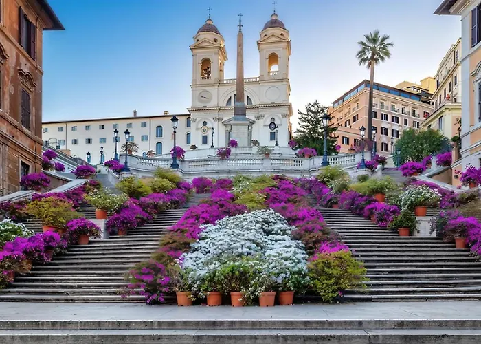 Flowers' Circle Of Piazza Di Spagna
